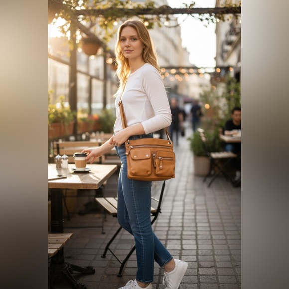 Fossel Handbags - Fossil Women's Leather Sutton Crossbody Shoulder Bag